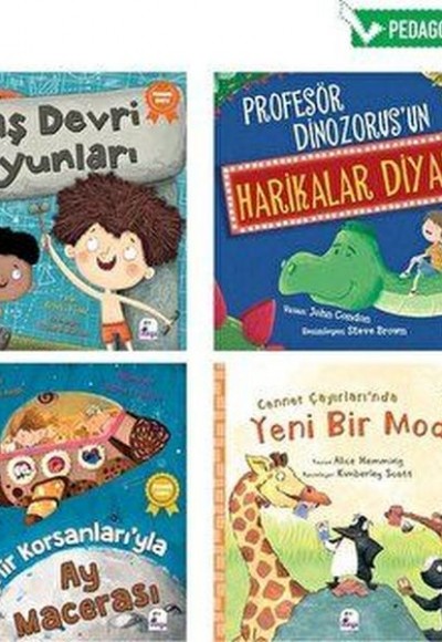 Pedagog Onaylı Uyku Vakti Hikayeleri Seti 4 (4 Kitap)