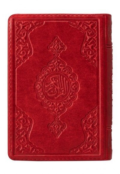 Çanta Boy Kur'an-ı Kerim (Kırmızı Renk, Kılıflı, Mühürlü)