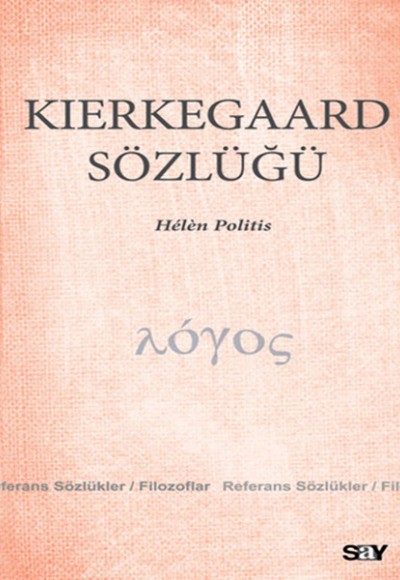 Kierkegaard Sözlüğü