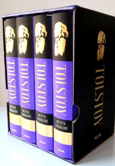 Tolstoy Bütün Eserleri - Ciltli 4 Kitap Takım