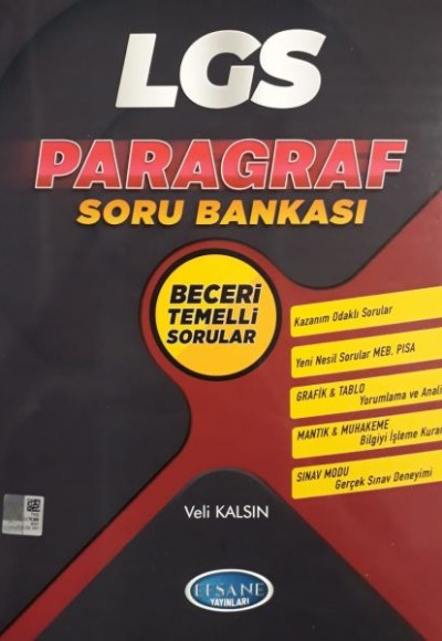 Efsane Yayınları LGS Paragraf Soru Bankası (Yeni)