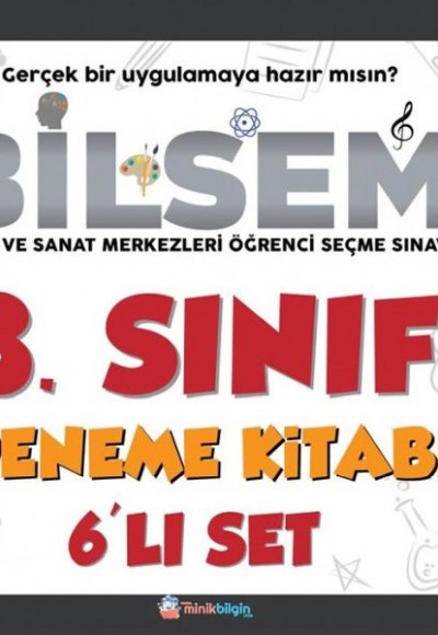 Minik Bilgin Bilsem 3. Sınıf Deneme Kitabı 6'lı Set