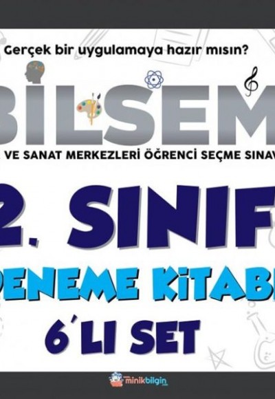 Minik Bilgin Bilsem 2. Sınıf Deneme Kitabı 6'lı Set