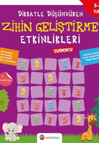 Dikkatle Düşündüren Zihin Geliştirme Etkinlikleri 3 - Sudoku