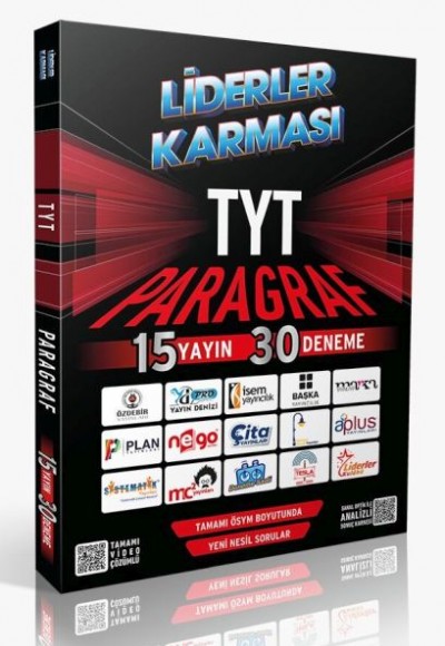 Liderler Karması TYT Paragraf 15 Yayın 30 Deneme