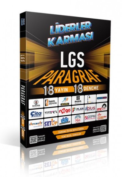 Liderler Karması  LGS Paragraf Denemeleri (18x18)