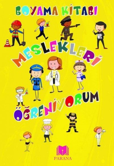 Meslekleri Öğreniyorum Boyama Kitabı