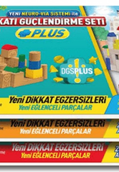 Dikkati Güçlendirme Seti Plus 4 Yaş Kitap