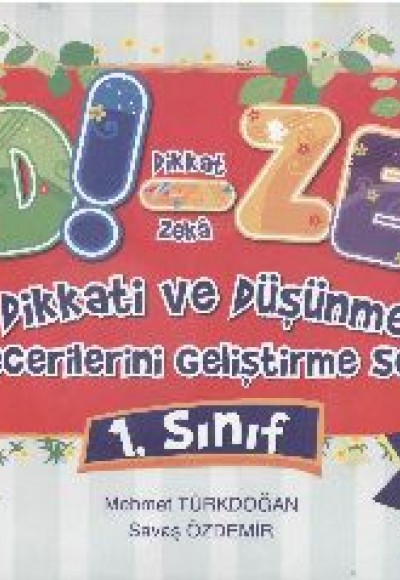 Di Ze Dikkat Zeka Dikkati Düşünme Becerilerini Geliştirme Seti 1