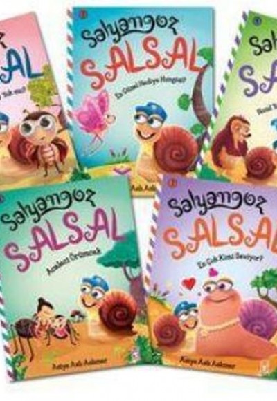 Salyangoz Salsal Seti 2 - (5 Kitap Takım)