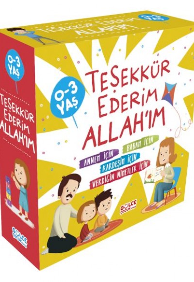 Teşekkür Ederim Allah'ım (4 Kitap Takım)