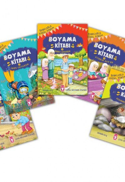 Renklerle Güzel Dinim Boyama Kitabı Set (5 Kitap)