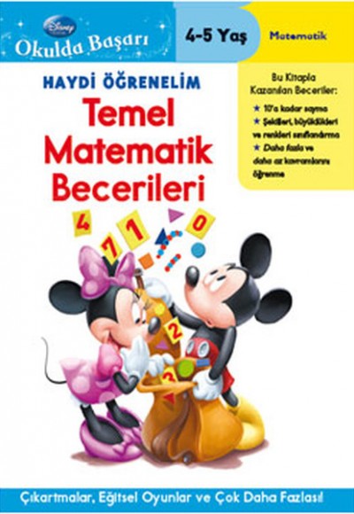 Okulda Başarı 12 - Haydi Öğrenelim Temel Matematik Becerileri (4-5 Yaş)