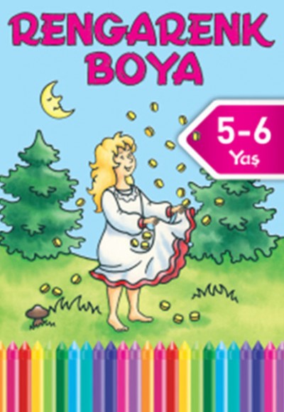 Rengarenk Boya (5-6 Yaş) 8. Kitap