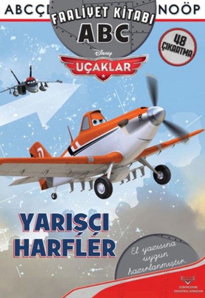 Uçaklar Yarışçı Harfler -ABC Faaliyet Kitabı