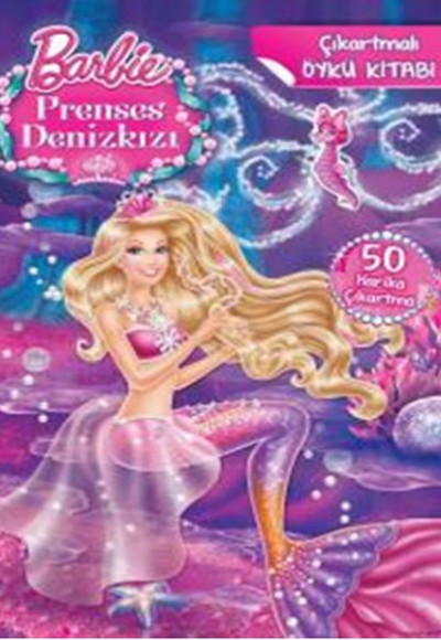 Barbie Prenses Deniz Kızı Çıkartmalı Öykü Kitabı