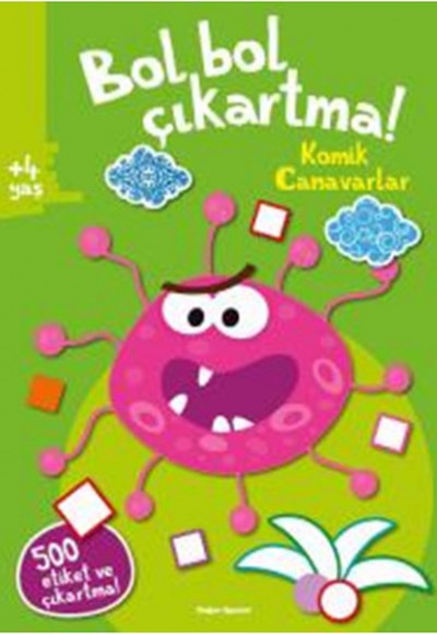 Bol Bol Çıkartma - Komik Canavarlar