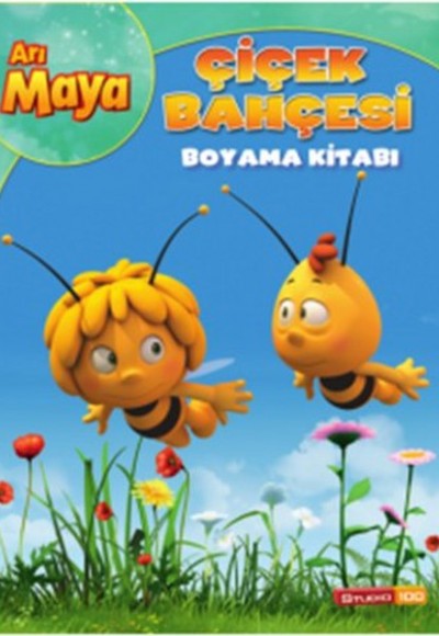 Arı Maya Çiçek Bahçesi Boyama Kitabı