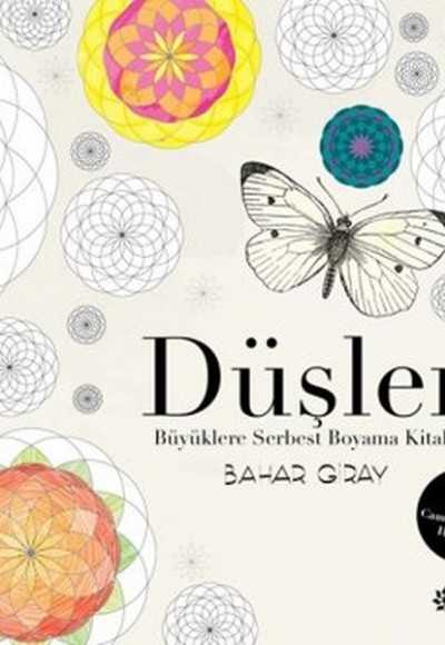 Düşler  Büyüklere Serbest Boyama Kitabı