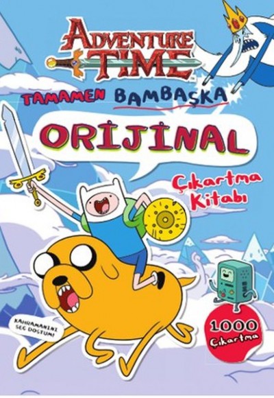 Adventure Time - Tamamen Bambaşka Orijinal Çıkartma Kitabı