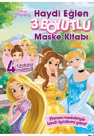 Disney Prenses 3 Boyutlu Maske Kitabı