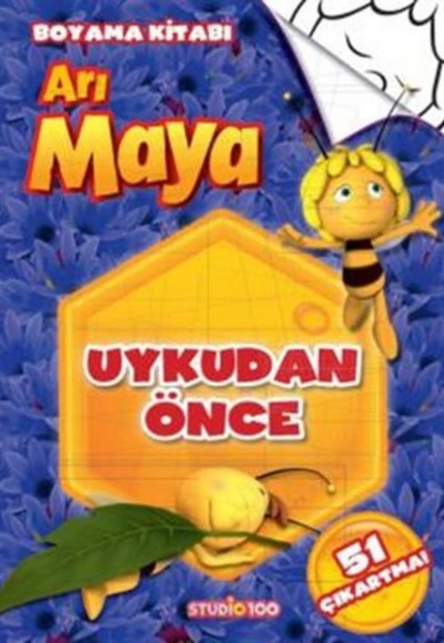 Arı Maya - Uykudan Önce Boyama Kitabı