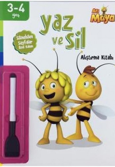 Arı Maya Yaz ve Sil Alıştırma Kitabı
