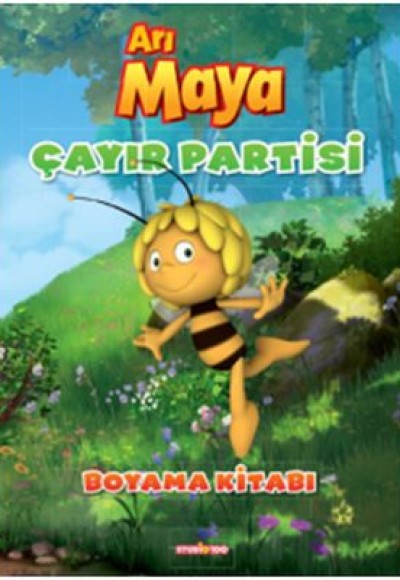 Arı Maya Çayır Partisi Boyama Kitabı