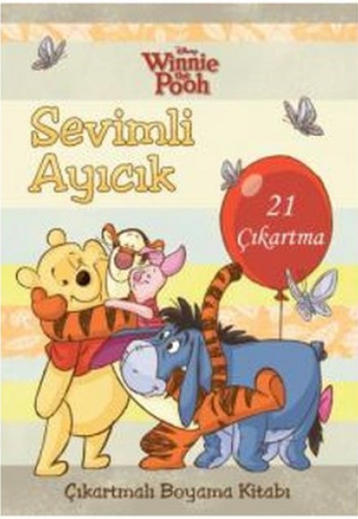 Winnie the Pooh Sevimli Ayıcık Çıkartmalı Boyama Kitabı (21 Çıkartma)