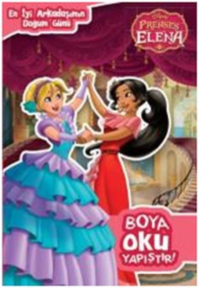 Disney Prenses Elena Boya Oku Yapıştır - En İyi Arkadaşımın Doğum Günü