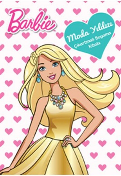Barbie Moda Yıldızı - Çıkartmalı Boyama Kitabı