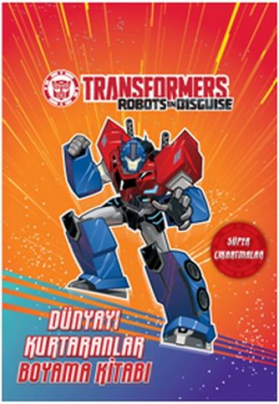 Transformers: Dünyayı Kurtaranlar (Boyama Kitabı)