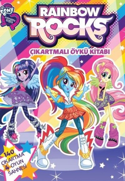 My Little Pony Rainbow Rocks Çıkartmalı Öykü Kitabı