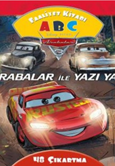 Arabalar İle Yazı Yaz Faaliyet Kitabı - Disney Arabalar 3