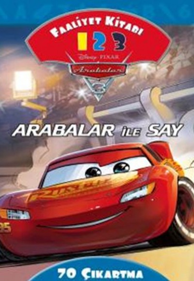 Arabalar İle Say Faaliyet Kitabı - Disney Arabalar 3