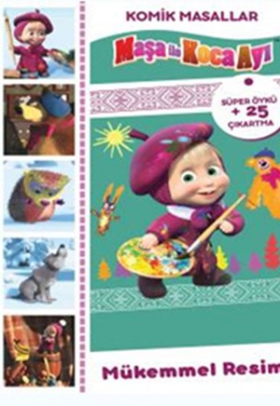Maşa Komik Masallar Mükemmel Resim