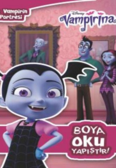 Disney Vampirina Bir Vampirin Portresi Boya Oku Yapıştır