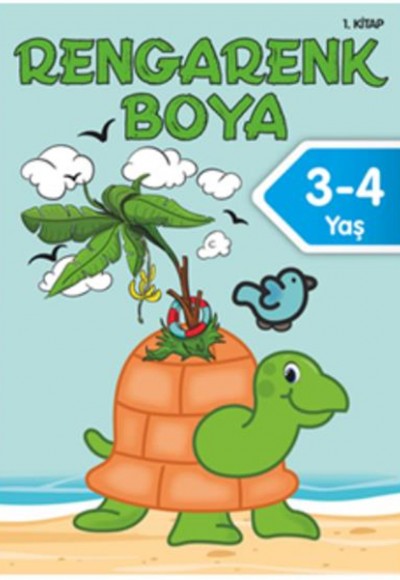 Rengarenk Boya 3-4 Yaş 1. Kitap