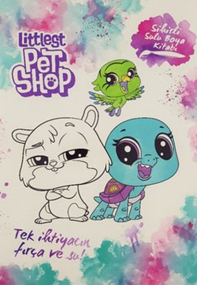 Littlest Pet Shop Sihirli Sulu Boya Kitabı