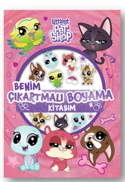 Little Pet Shop Benim Çıkartmalı Boyama Kitabım