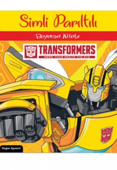 Transformers Simli Parıltılı Boyama Kitabı