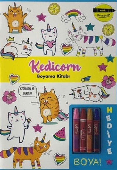 Kedicorn Boyama Kitabı - Minik Ressamlar