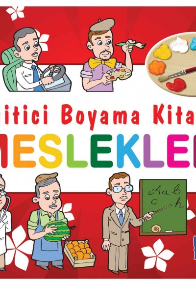 Eğitici Boyama Kitabı - Meslekler