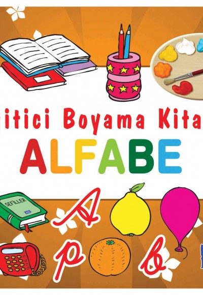 Eğitici Boyama Kitabı - Alfabe