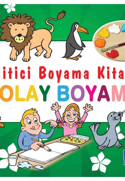 Eğitici Boyama Kitabı - Kolay Boyama