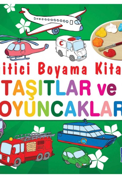 Eğitici Boyama Kitabı - Taşıtlar ve Oyuncaklar