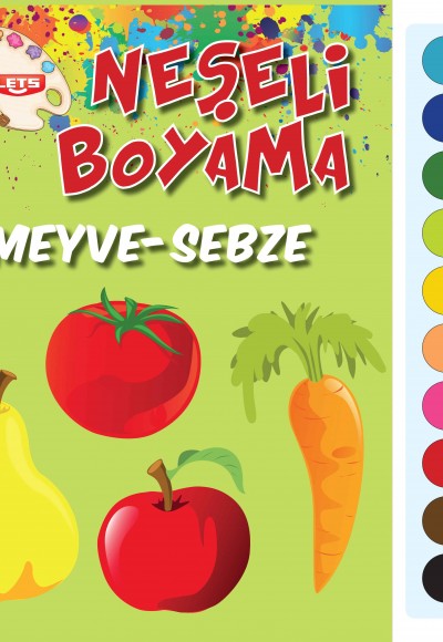 Neşeli Boyama - Meyve-Sebze