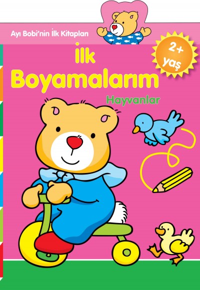 Ayı Bobi'nin İlk Kitapları - İlk Boyamalarım -Hayvanlar