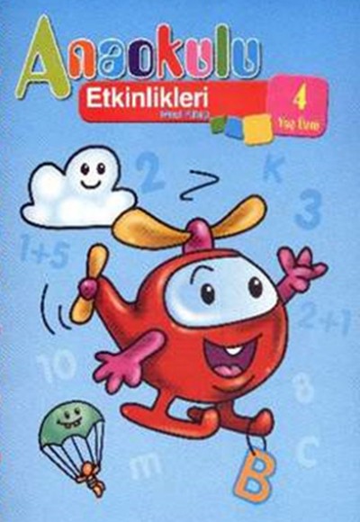 Anaokulu Etkinlikleri Mavi Kitap (4 Yaş)