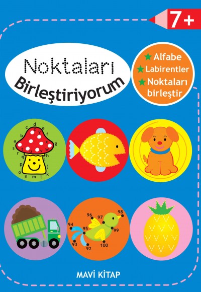 Noktaları Birleştiriyorum -  Mavi Kitap +7 Yaş